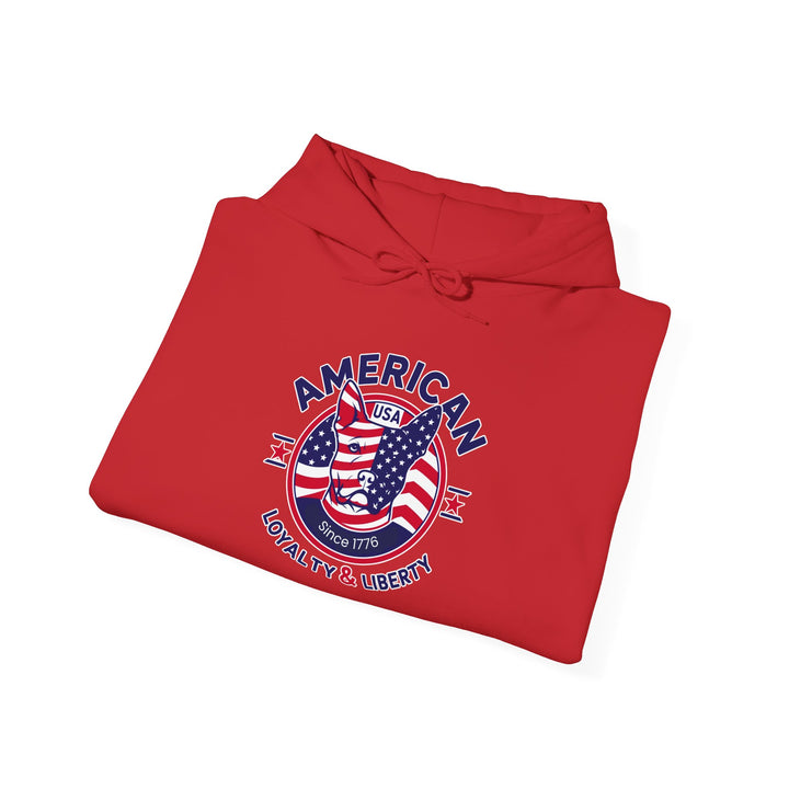 American Spirit Hoodie Patriotic Loyalty & Liberty Unisex Sweatshirt