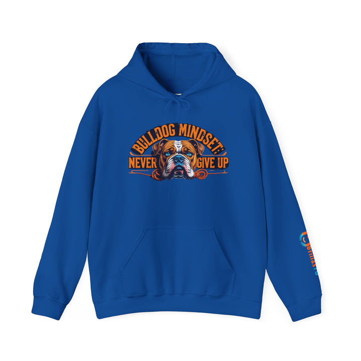 Sudadera con capucha Bulldog Mindset, unisex, de mezcla gruesa, regalo motivacional, sudadera con capucha para amantes de los perros, ropa con vibras positivas, atuendo inspirador