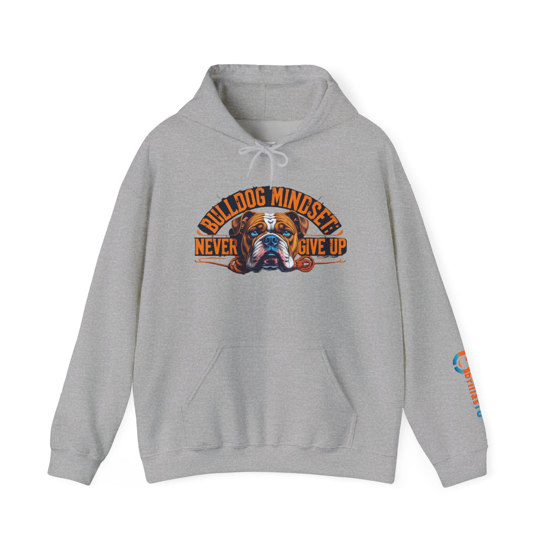 Sudadera con capucha Bulldog Mindset, unisex, de mezcla gruesa, regalo motivacional, sudadera con capucha para amantes de los perros, ropa con vibras positivas, atuendo inspirador