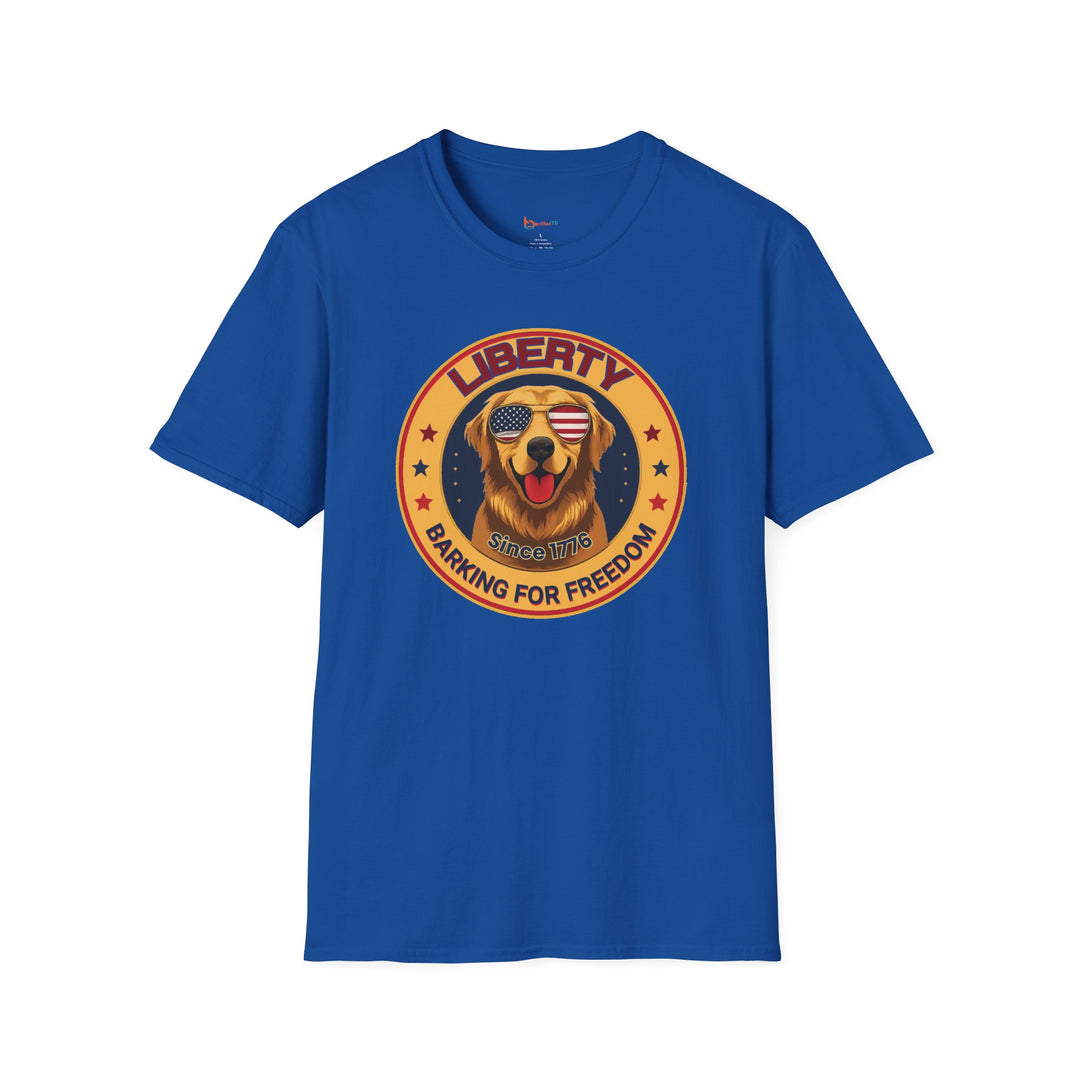 BrillasTU Liberty Dog Patriotic Tee - Unisex Freedom Lover Shirt - brillasTU #