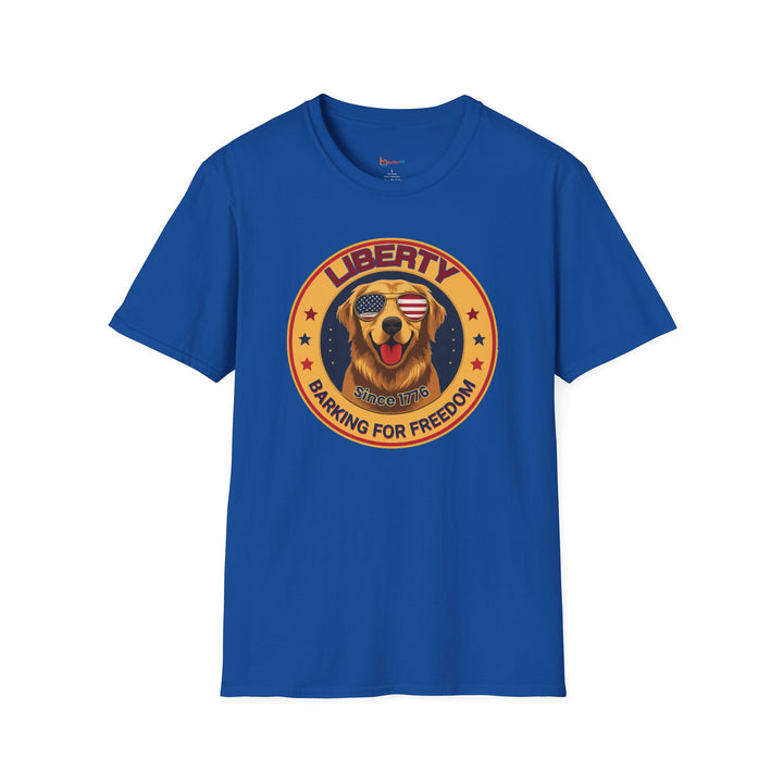 BrillasTU Liberty Dog Patriotic Tee - Unisex Freedom Lover Shirt - brillasTU #