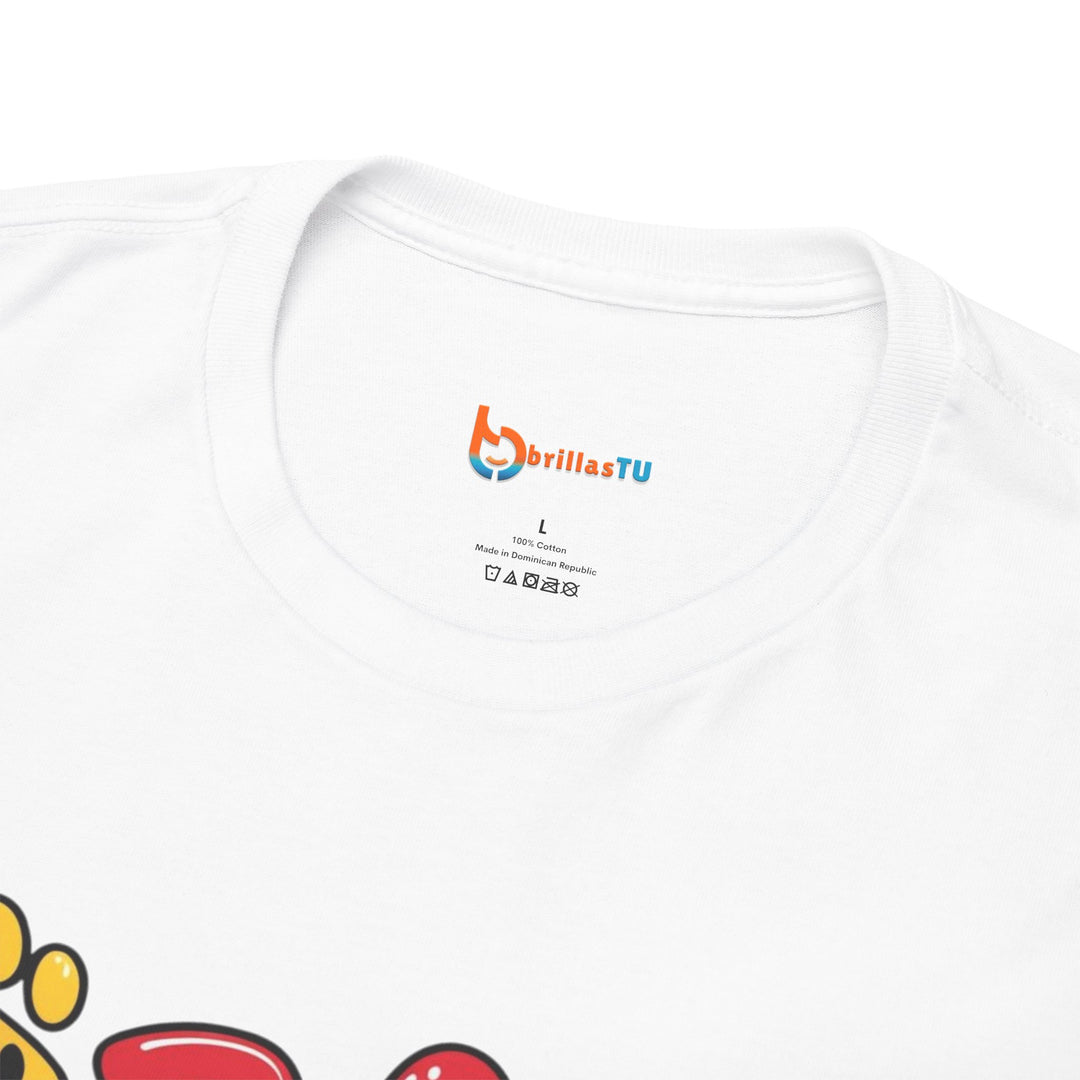 Bad to the Bone Dog Lover T-Shirt - Paw Print Graphic Tee