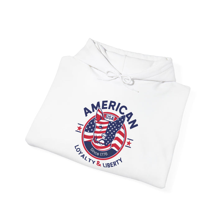 American Spirit Hoodie Patriotic Loyalty & Liberty Unisex Sweatshirt