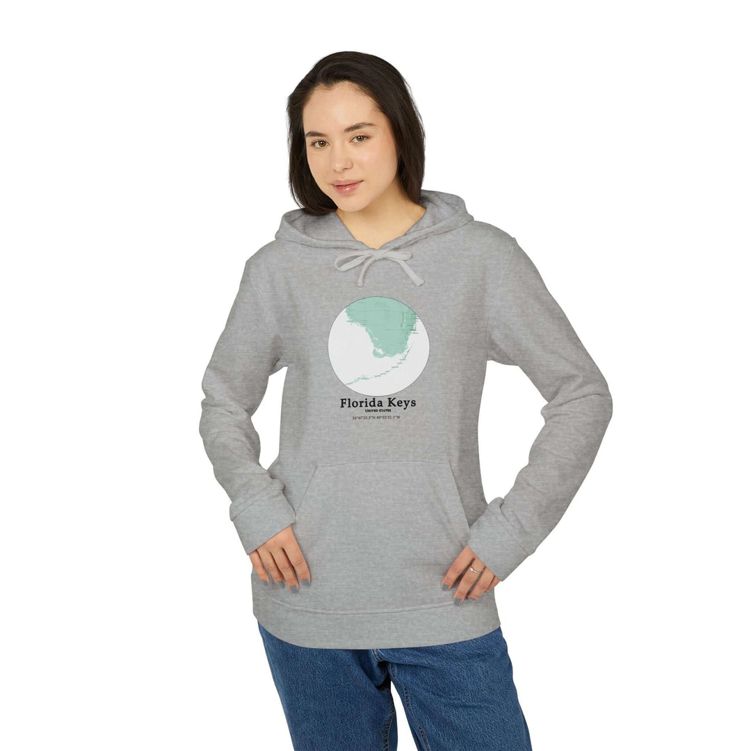 Customized Adidas Unisex Fleece Hoodie - Florida Keys PelicanCustomized Adidas Combining comfort with sustainability, this Florida Keys Unisex customized Adidas fleece hoodie redefines cozy cool. Crafted from a blend of 70% BCI cotton and 30% recycled pol