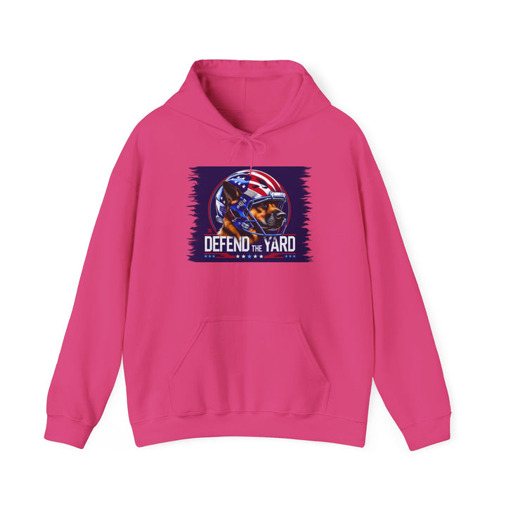 Patriotic Dog Hooded Sweatshirt, Cozy Unisex Blend, Pet Lover Gift, Casual Wear