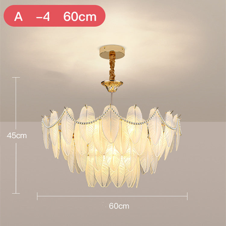 French Cream Wind Pendant Light Luxury