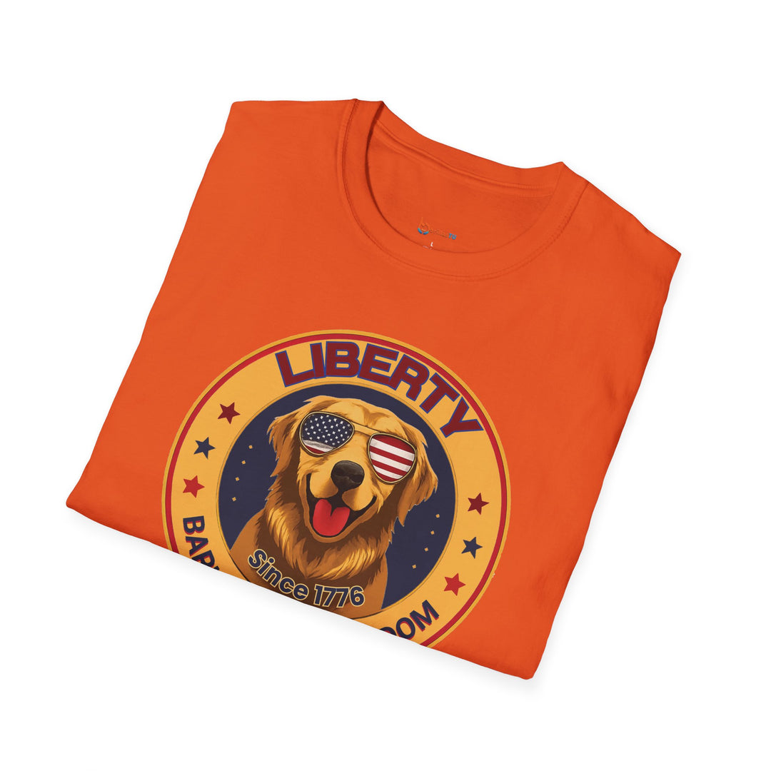 BrillasTU Liberty Dog Patriotic Tee - Unisex Freedom Lover Shirt - brillasTU #