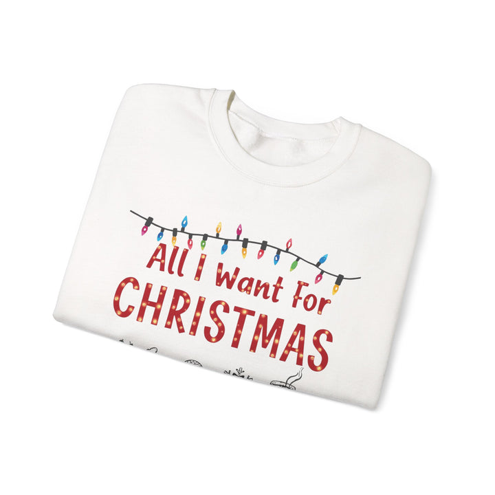 All I Want for Christmas… and Maybe More Dogs Crewneck Sweatshirt - brillasTU #