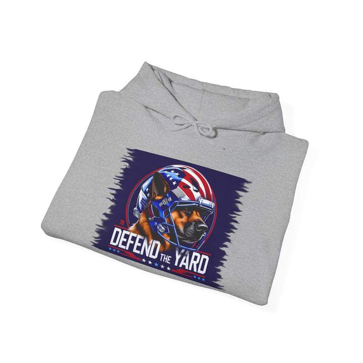 Patriotic Dog Hooded Sweatshirt, Cozy Unisex Blend, Pet Lover Gift, Casual Wear