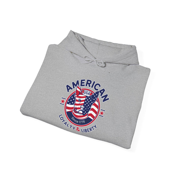 American Spirit Hoodie Patriotic Loyalty & Liberty Unisex Sweatshirt