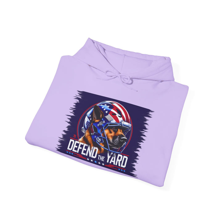 Patriotic Dog Hooded Sweatshirt, Cozy Unisex Blend, Pet Lover Gift, Casual Wear