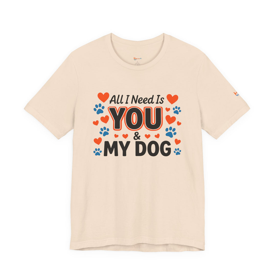 BrillasTU You And My Dog Shirt Dog Lover Cotton Tee