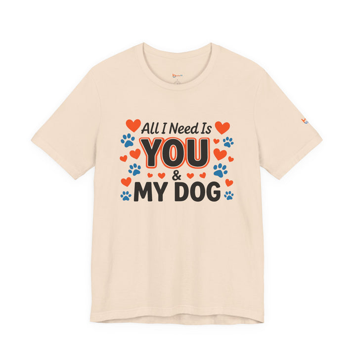 BrillasTU You And My Dog Shirt Dog Lover Cotton Tee