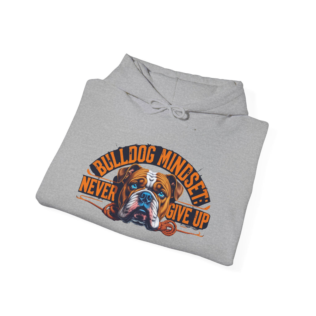 Sudadera con capucha Bulldog Mindset, unisex, de mezcla gruesa, regalo motivacional, sudadera con capucha para amantes de los perros, ropa con vibras positivas, atuendo inspirador