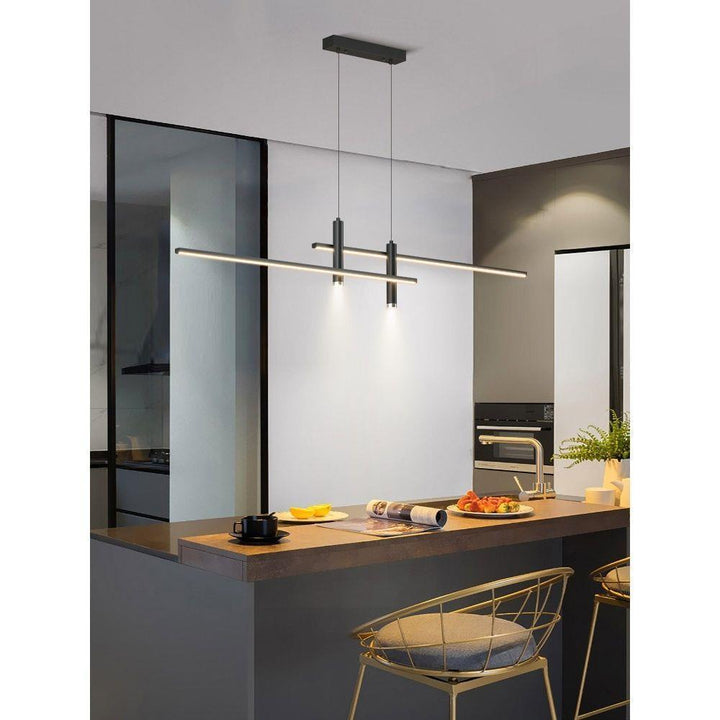 Nordic Restaurant Ceiling Lamp 36V Minimalist Strip Dining-room Lamp