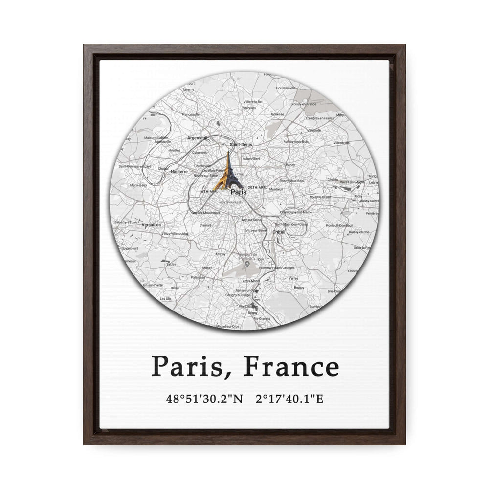 Paris France Map Gallery Canvas Wraps, Vertical FrameParis France Map Gallery Canvas Wraps, Vertical Frame. Let your personality be reflected in the artwork adorning your walls. This vertical gallery-wrapped canvas print will always look as tight and flat