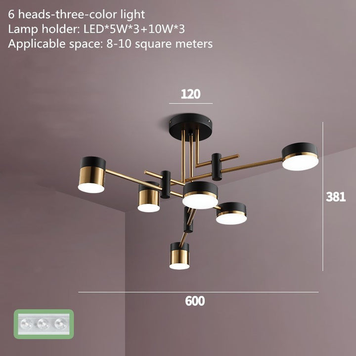 Nordic Chandelier Living Room Light Luxury Light