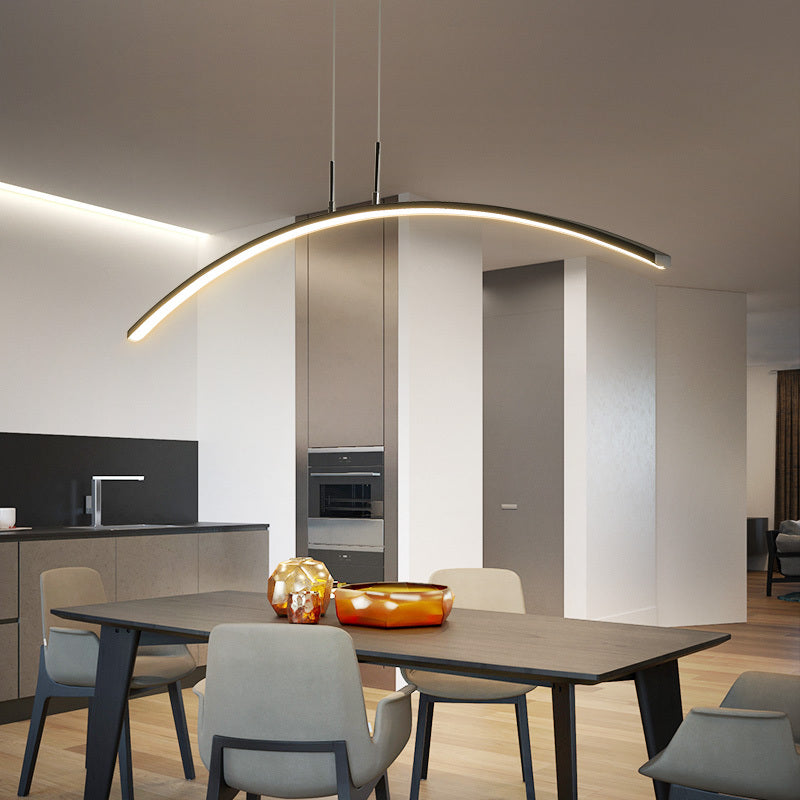 Modern Arc Chandelier with Adjustable Brightness 3