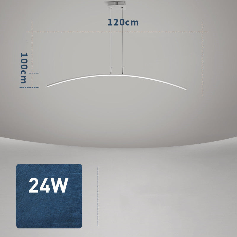 Modern Arc Chandelier with Adjustable Brightness measurements 8