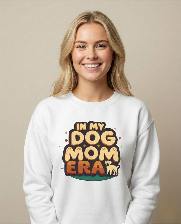 BrillasTU In My Dog Mom Era Crewneck - Retro Dog Mom Sweatshirt
