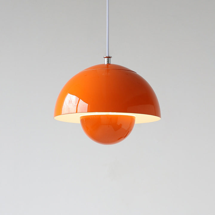 Modern Iron Pendant Lamp orange