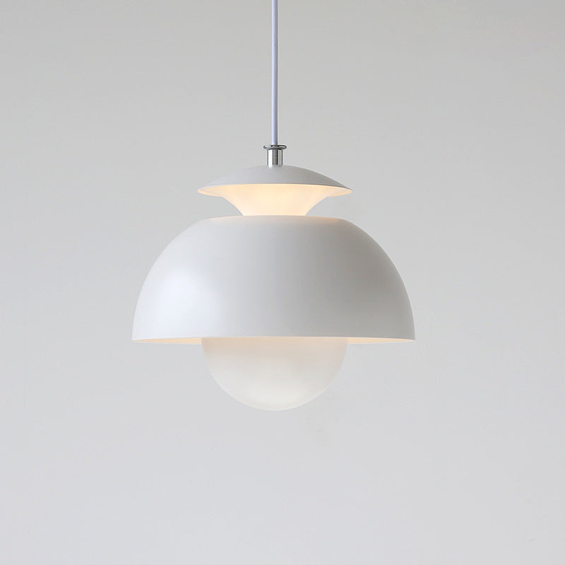 Modern Iron Pendant Lamp white