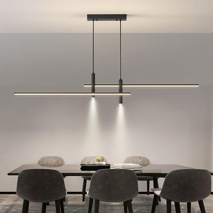 Nordic Restaurant Ceiling Lamp 36V Minimalist Strip Dining-room Lamp