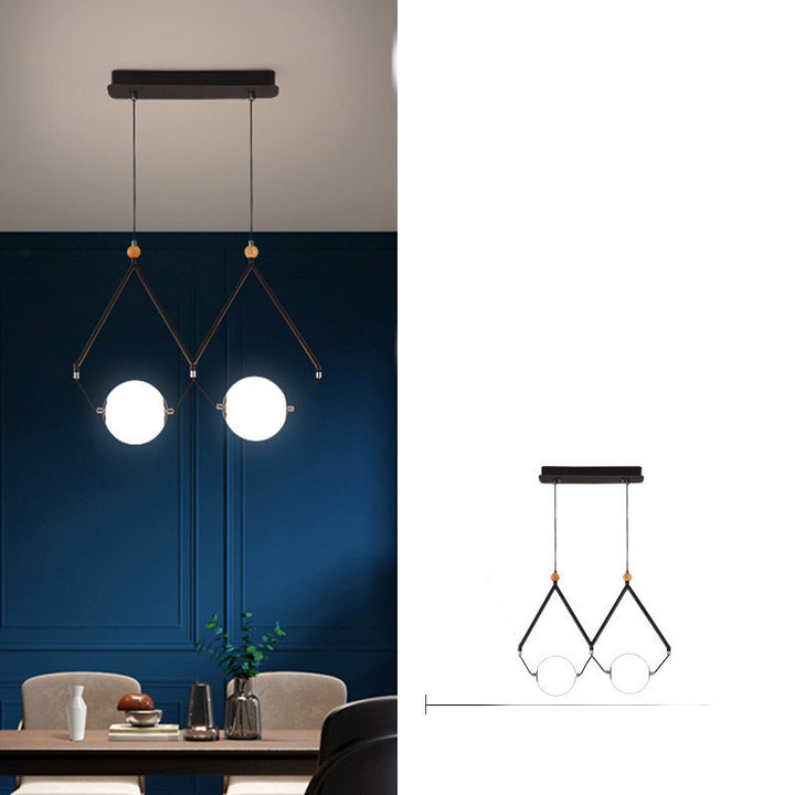 Modern Scandinavian Pendant Light with Adjustable Brightness