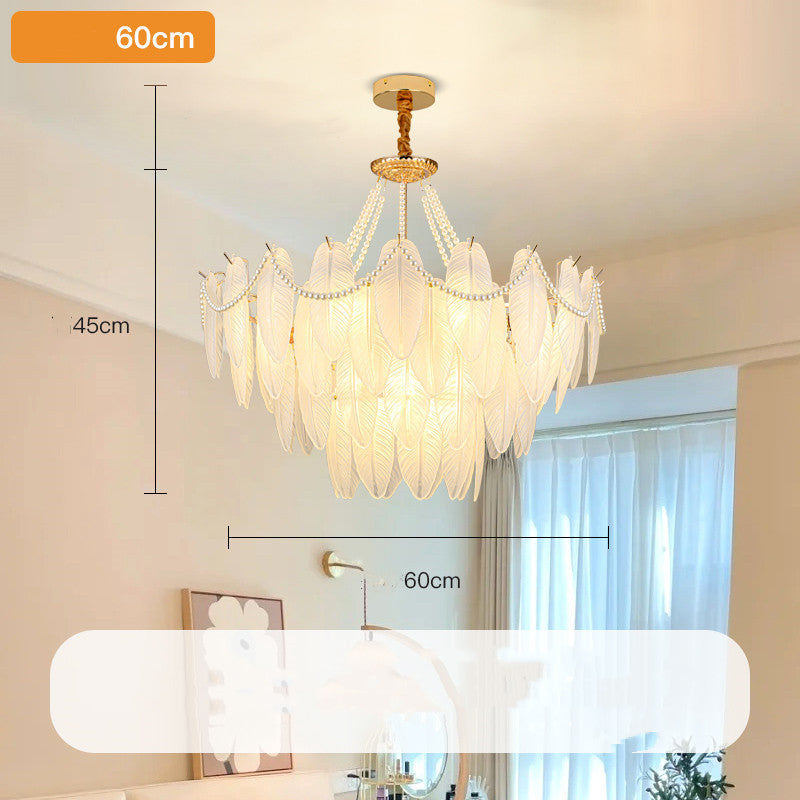 French Cream Wind Pendant Light Luxury